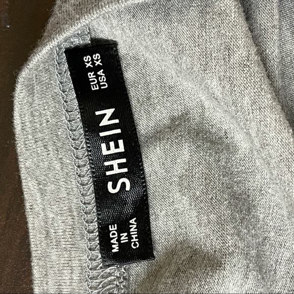 5/$20 SHEIN grey pearl‎ embellished dress XS - Picture 3 of 5